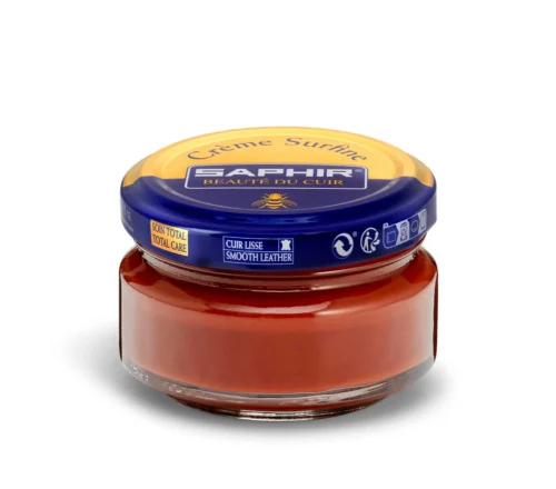 Saphir Creme Surfin konjako rudas batu tepalas