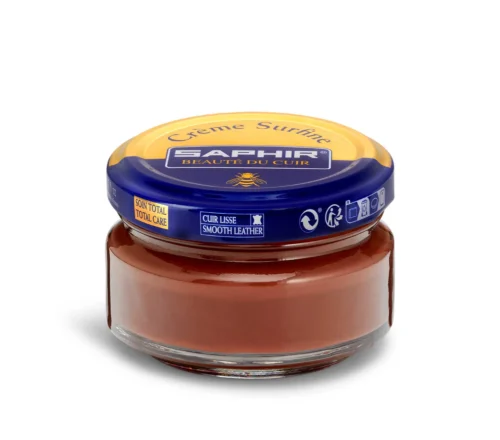 Saphir Creme Surfin rudas batu tepalas